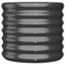 vidaXL Garden Planter Powder-coated Steel 15.7"x15.7"x14.2" Anthracite